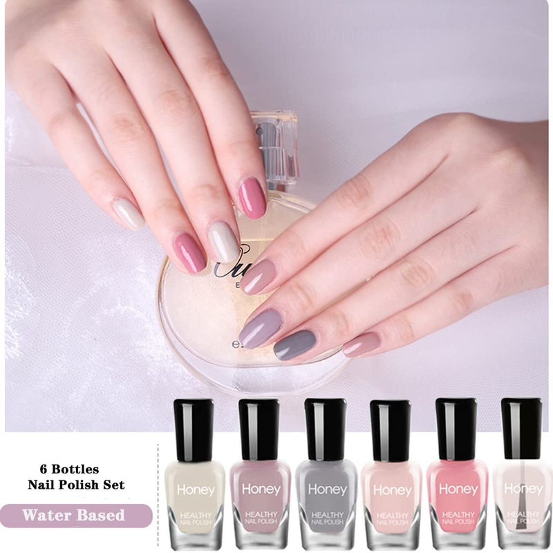 Tophany Non Toxic Nail Polish Set, Easy Peel Off and Fast Dry NailPolish Set for Pack, Eco Friendly & Organic Water Based Nail Polish for Women,Teens (18 Bottles) - Image 2